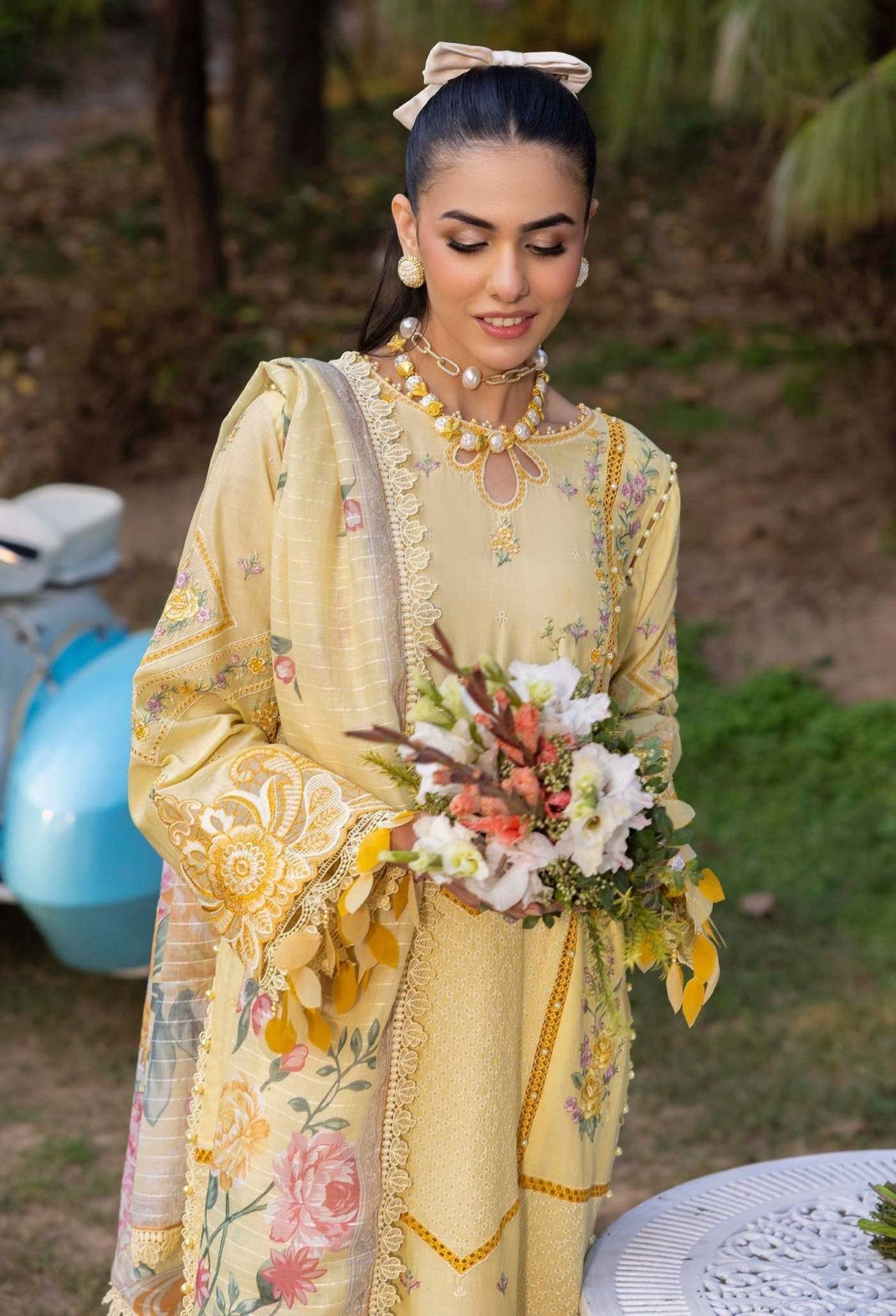 Adans Libas | Gul Rukh Lawn 25 | RUKH 2836 by Maria Faisal - Registered Vendor of : Adans Libas - type : Ladies Clothes - 100% original wedding dresses