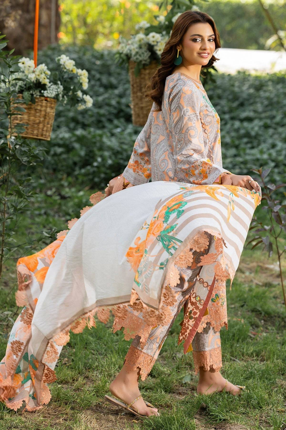 Charizma | Range Collection | CRN5-07 by Maria Faisal - Registered Vendor of : Charizma - type : Ladies Clothes - 100% original wedding dresses