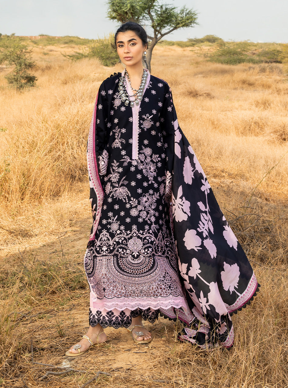 Zainab Chottani | Spring Summer Lawn 26 | Lyara 09 - Luxury Dress - available at Maria Faisal in UK and USA.