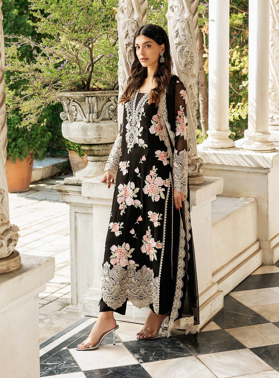 Zainab Chottani | Ramadan Edit 25 | Black Rose Waltz by Maria Faisal - Registered Vendor of : Zainab Chottani - type : Ladies Clothes - 100% original wedding dresses