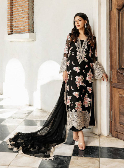 Zainab Chottani | Ramadan Edit 25 | Black Rose Waltz by Maria Faisal - Registered Vendor of : Zainab Chottani - type : Ladies Clothes - 100% original wedding dresses