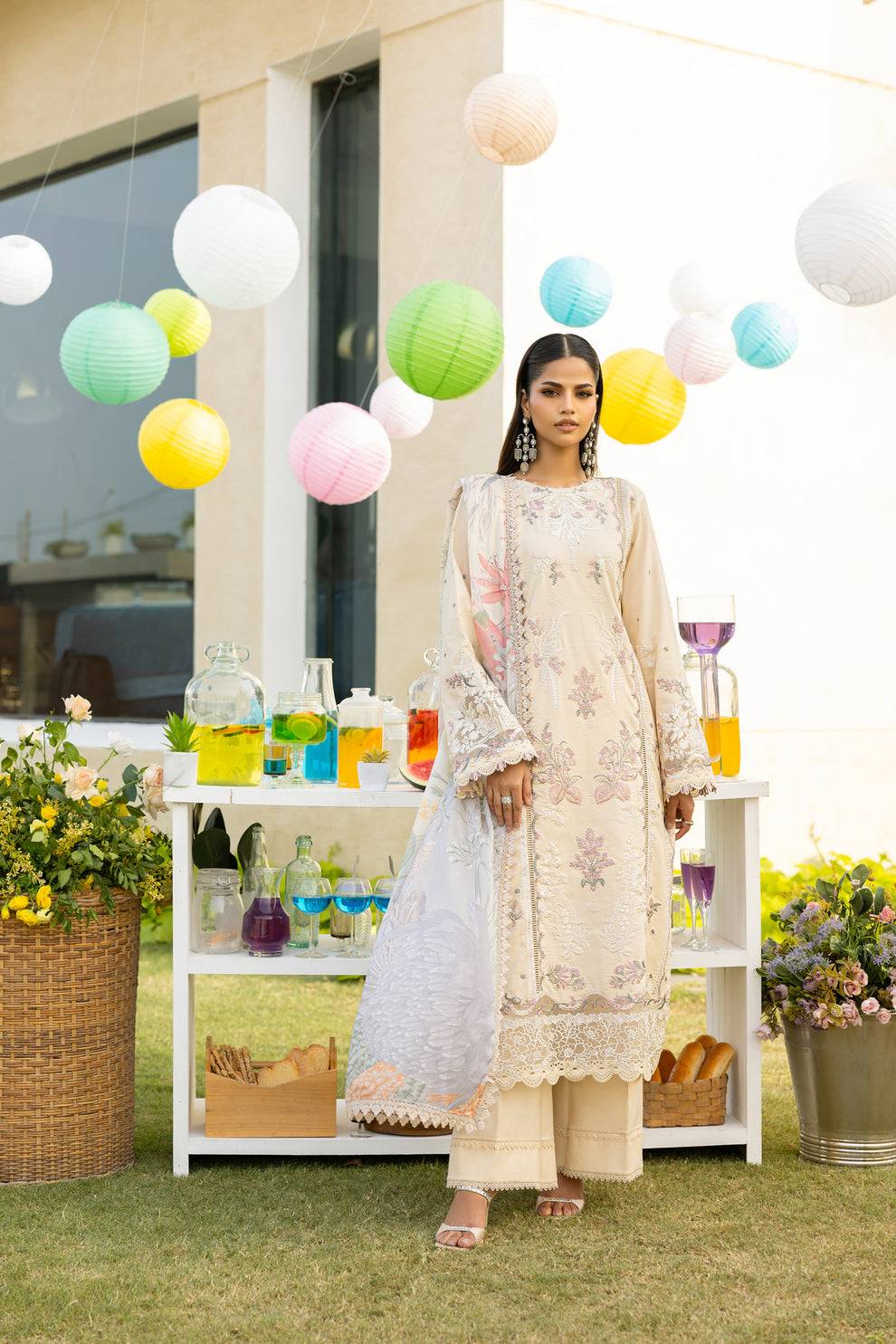 Florent | Eid Collection | FEF - 3B by Maria Faisal - Registered Vendor of : Florent - type : Ladies Clothes - 100% original wedding dresses