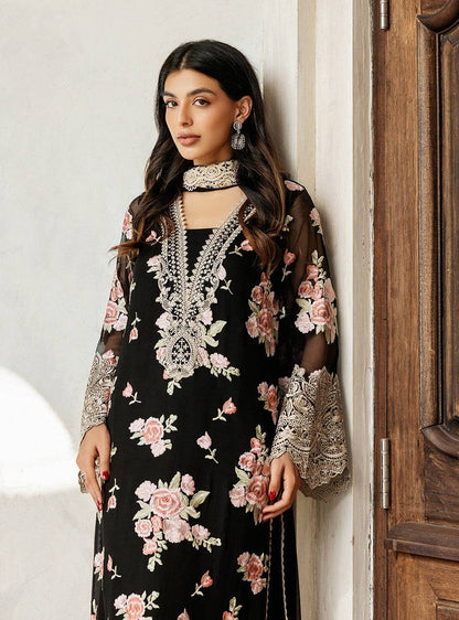 Zainab Chottani | Ramadan Edit 25 | Black Rose Waltz by Maria Faisal - Registered Vendor of : Zainab Chottani - type : Ladies Clothes - 100% original wedding dresses