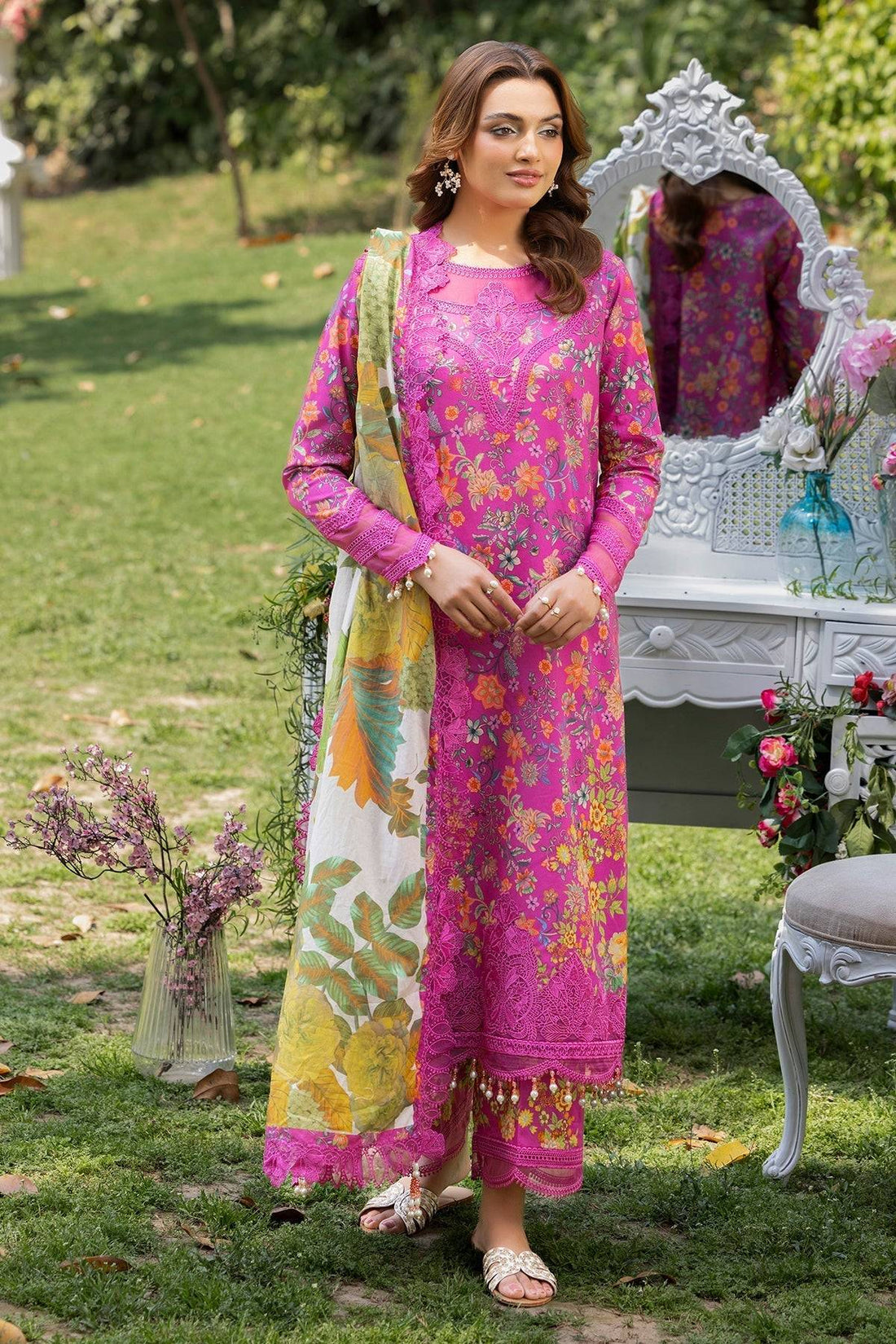 Charizma | Range Collection | CRN5-04 by Maria Faisal - Registered Vendor of : Charizma - type : Ladies Clothes - 100% original wedding dresses