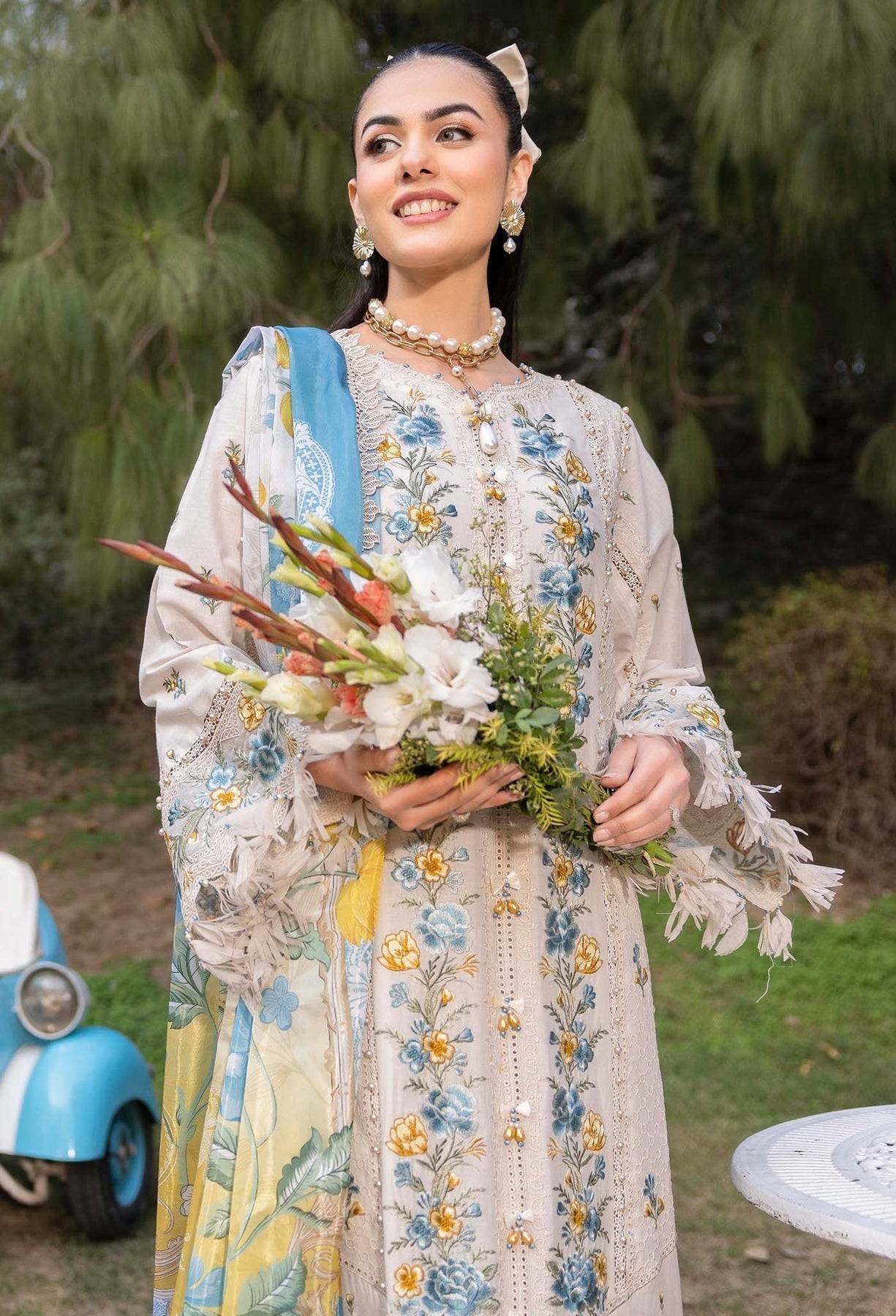 Adans Libas | Gul Rukh Lawn 25 | RUKH 2838 by Maria Faisal - Registered Vendor of : Adans Libas - type : Ladies Clothes - 100% original wedding dresses