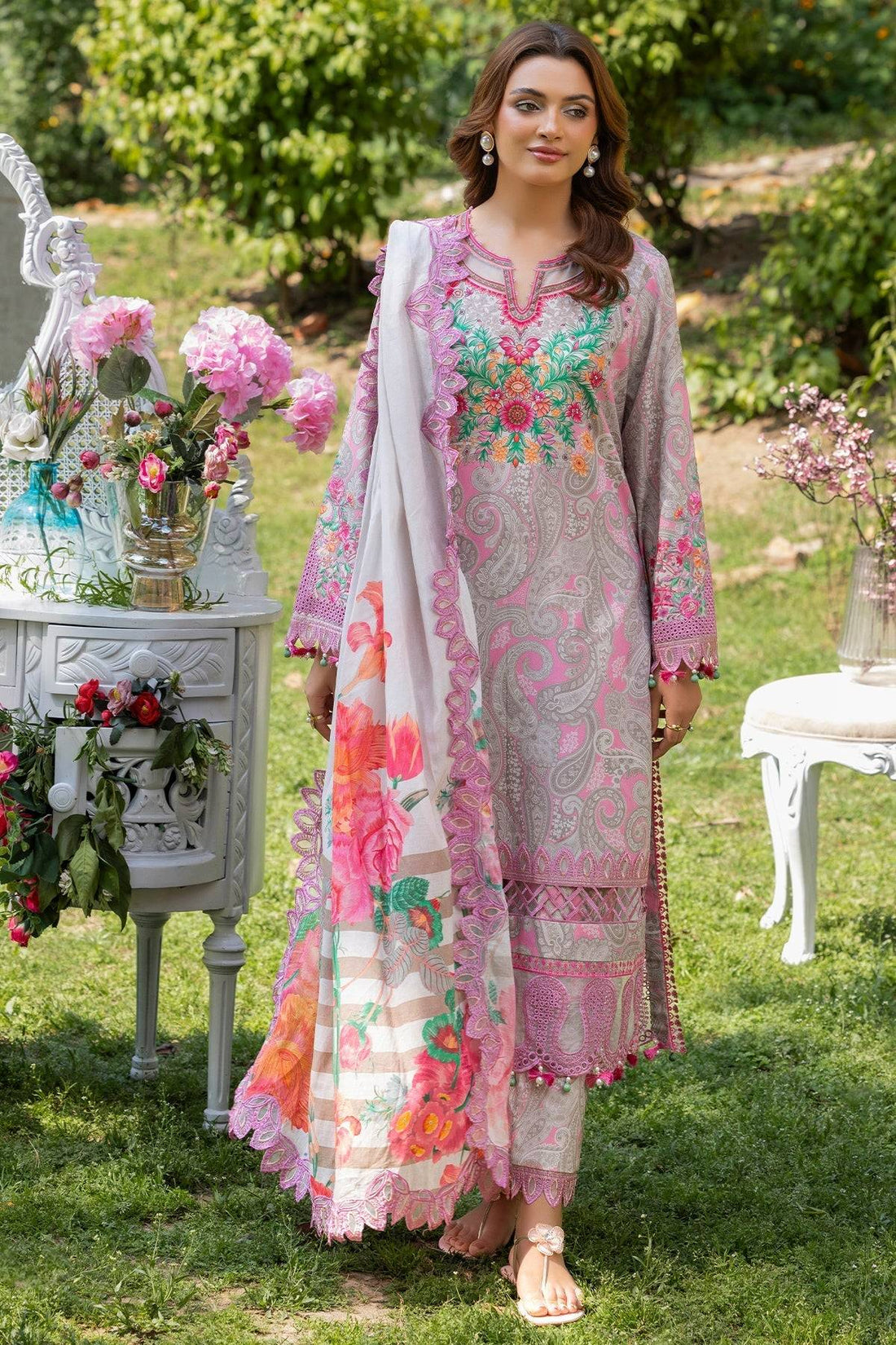Charizma | Range Collection | CRN5-01 by Maria Faisal - Registered Vendor of : Charizma - type : Ladies Clothes - 100% original wedding dresses