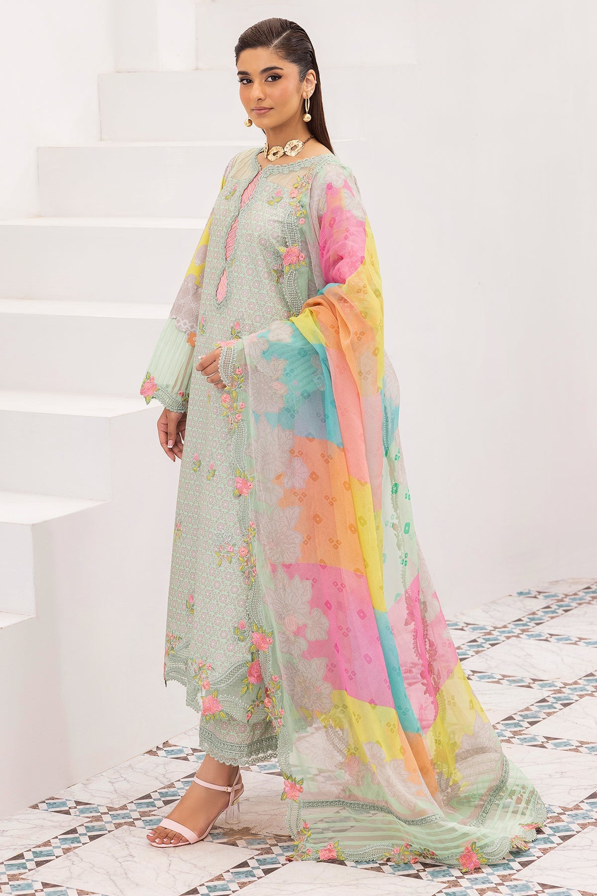 Charizma | Rang e Bahar |CRB6-19 - Luxury Dress - available at Maria Faisal in UK and USA.