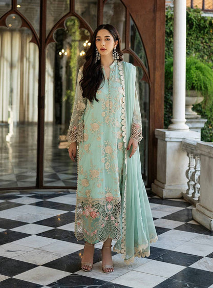 Zainab Chottani | Ramadan Edit 25 | Seafoam Serenity by Maria Faisal - Registered Vendor of : Zainab Chottani - type : Ladies Clothes - 100% original wedding dresses
