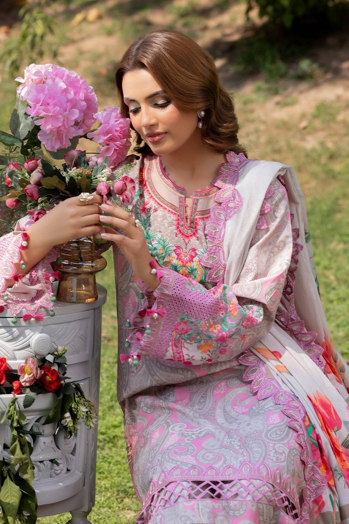 Charizma | Range Collection | CRN5-01 by Maria Faisal - Registered Vendor of : Charizma - type : Ladies Clothes - 100% original wedding dresses