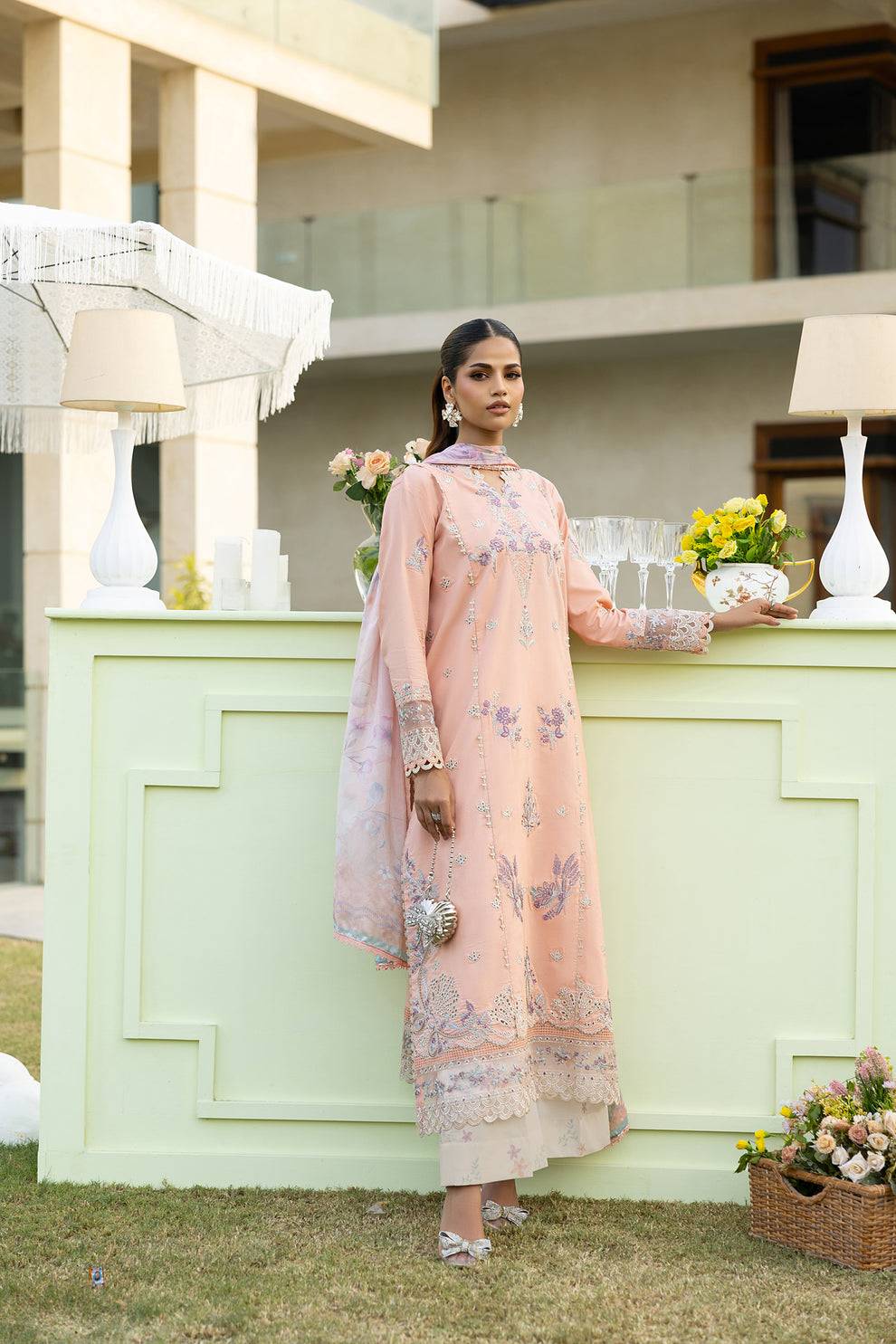 Florent | Eid Collection | FEF - 4A by Maria Faisal - Registered Vendor of : Florent - type : Ladies Clothes - 100% original wedding dresses