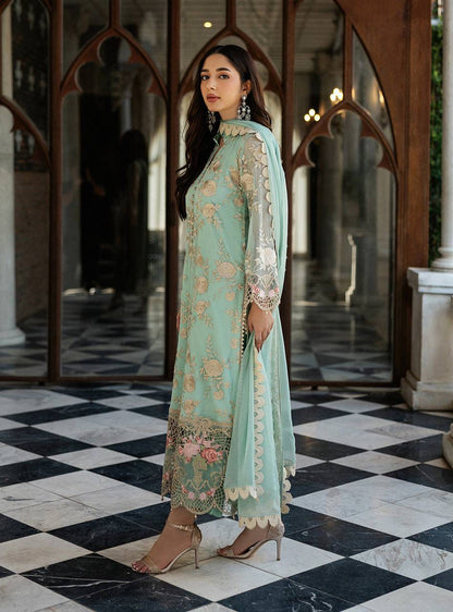 Zainab Chottani | Ramadan Edit 25 | Seafoam Serenity by Maria Faisal - Registered Vendor of : Zainab Chottani - type : Ladies Clothes - 100% original wedding dresses