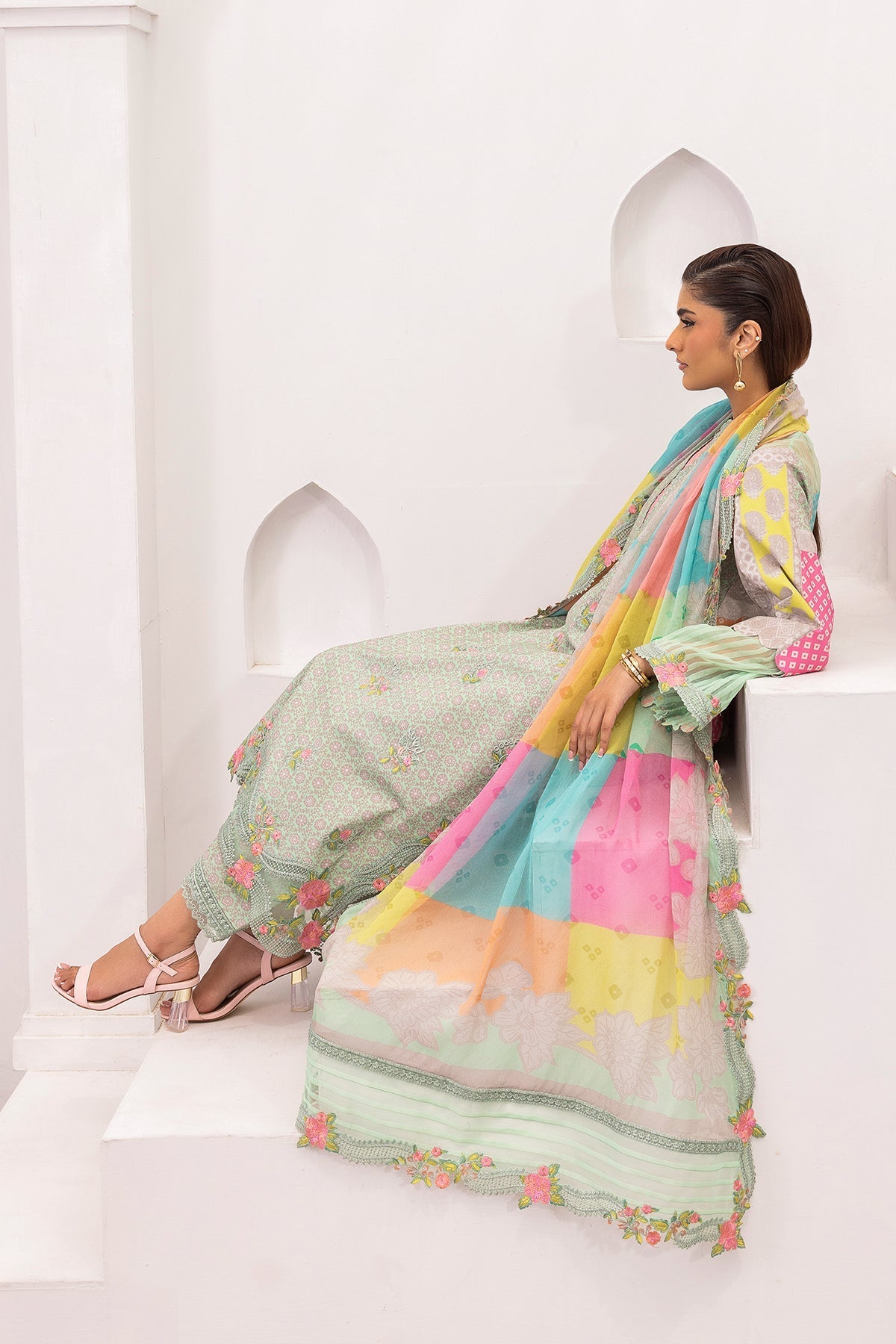 Charizma | Rang e Bahar |CRB6-19 - Luxury Dress - available at Maria Faisal in UK and USA.