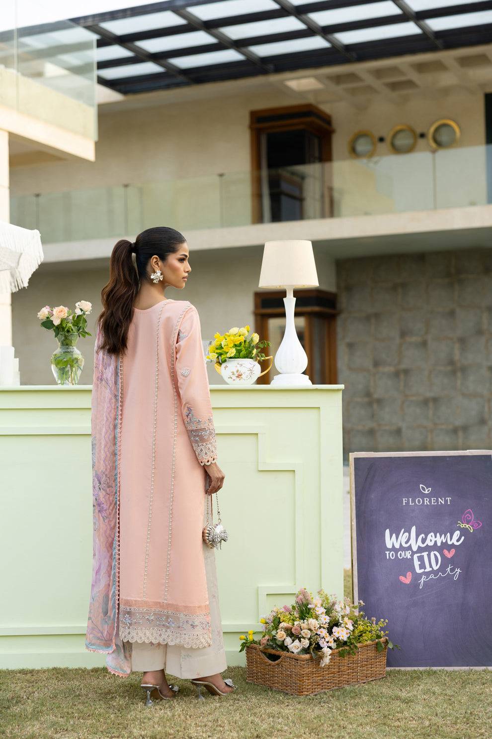 Florent | Eid Collection | FEF - 4A by Maria Faisal - Registered Vendor of : Florent - type : Ladies Clothes - 100% original wedding dresses