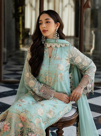 Zainab Chottani | Ramadan Edit 25 | Seafoam Serenity by Maria Faisal - Registered Vendor of : Zainab Chottani - type : Ladies Clothes - 100% original wedding dresses