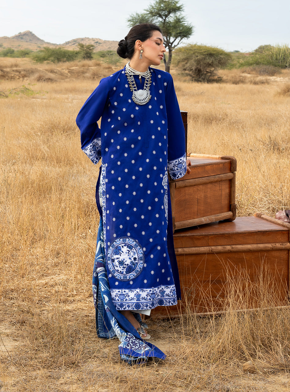 Zainab Chottani | Spring Summer Lawn 26 | Veyra 16 - Luxury Dress - available at Maria Faisal in UK and USA.