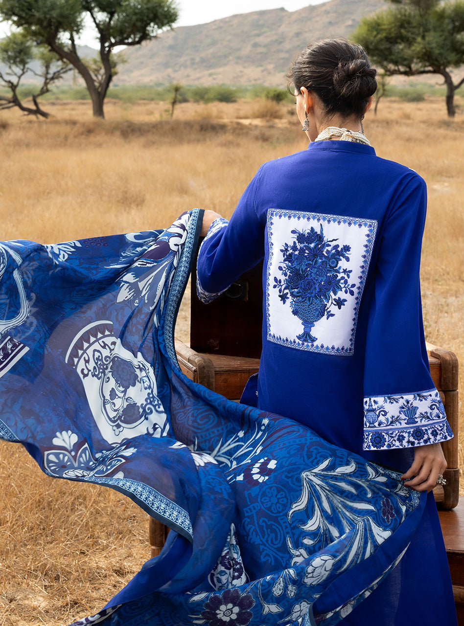 Zainab Chottani | Spring Summer Lawn 26 | Veyra 16 - Luxury Dress - available at Maria Faisal in UK and USA.