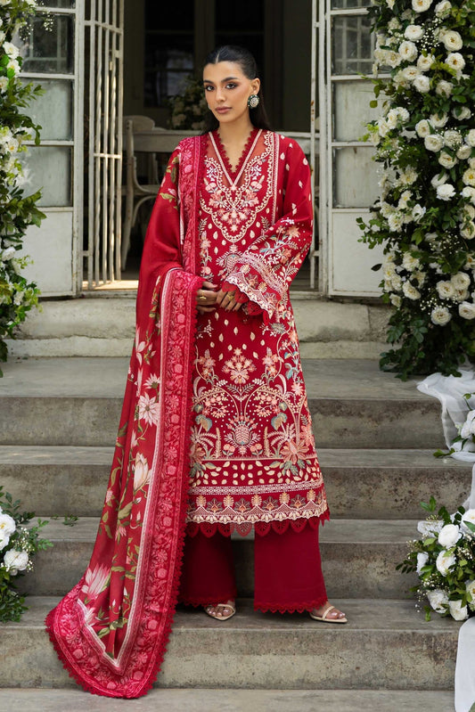 Akbar Aslam | Elaria RTW Lawn 26 | Amara - Luxury Dress - available at Maria Faisal in UK and USA.