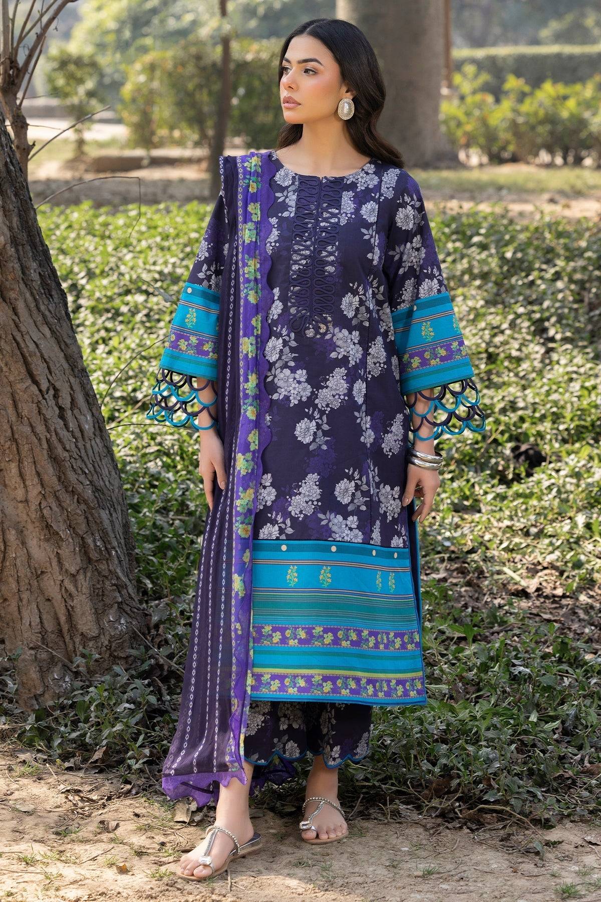 Charizma | C prints Lawn |CP5-15 by Maria Faisal - Registered Vendor of : Charizma - type : Ladies Clothes - 100% original wedding dresses