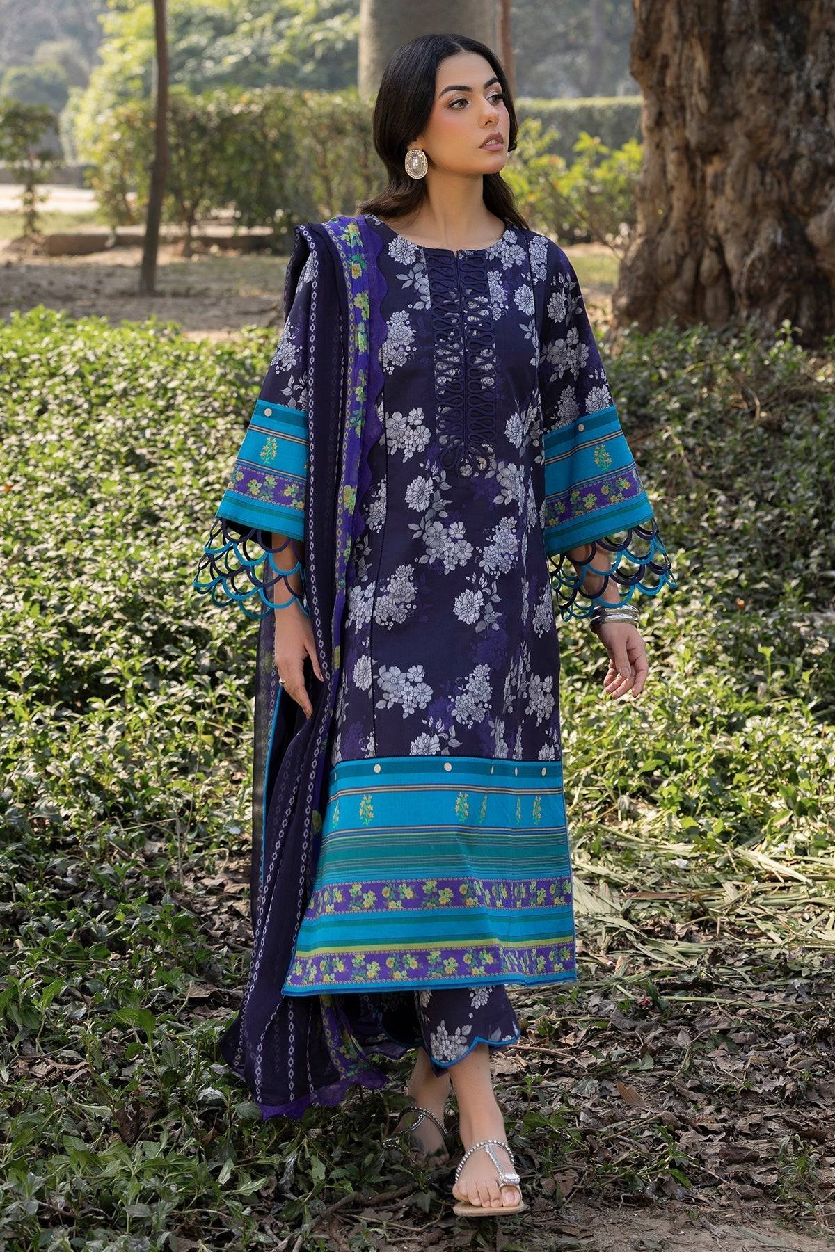 Charizma | C prints Lawn |CP5-15 by Maria Faisal - Registered Vendor of : Charizma - type : Ladies Clothes - 100% original wedding dresses