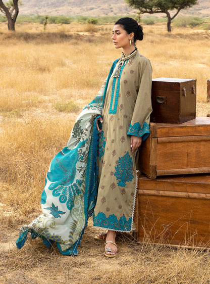 Zainab Chottani | Spring Summer Lawn 26 | Saphira - Luxury Dress - available at Maria Faisal in UK and USA.