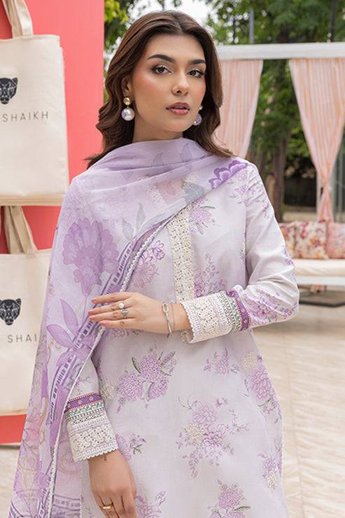 Saad Shaikh | Lawn 25 | Lilac Haze by Maria Faisal - Registered Vendor of : Saad Shaikh - type : Ladies Clothes - 100% original wedding dresses