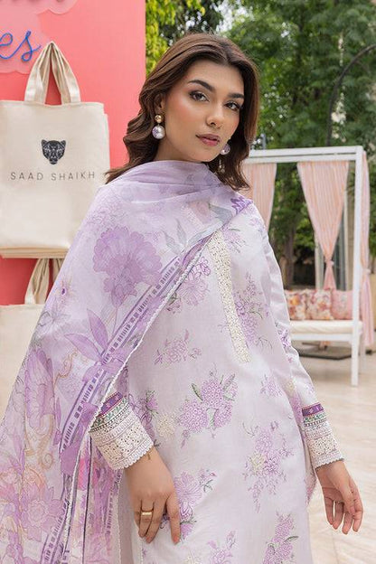 Saad Shaikh | Lawn 25 | Lilac Haze by Maria Faisal - Registered Vendor of : Saad Shaikh - type : Ladies Clothes - 100% original wedding dresses