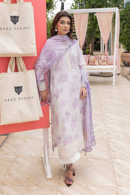 Saad Shaikh | Lawn 25 | Lilac Haze by Maria Faisal - Registered Vendor of : Saad Shaikh - type : Ladies Clothes - 100% original wedding dresses