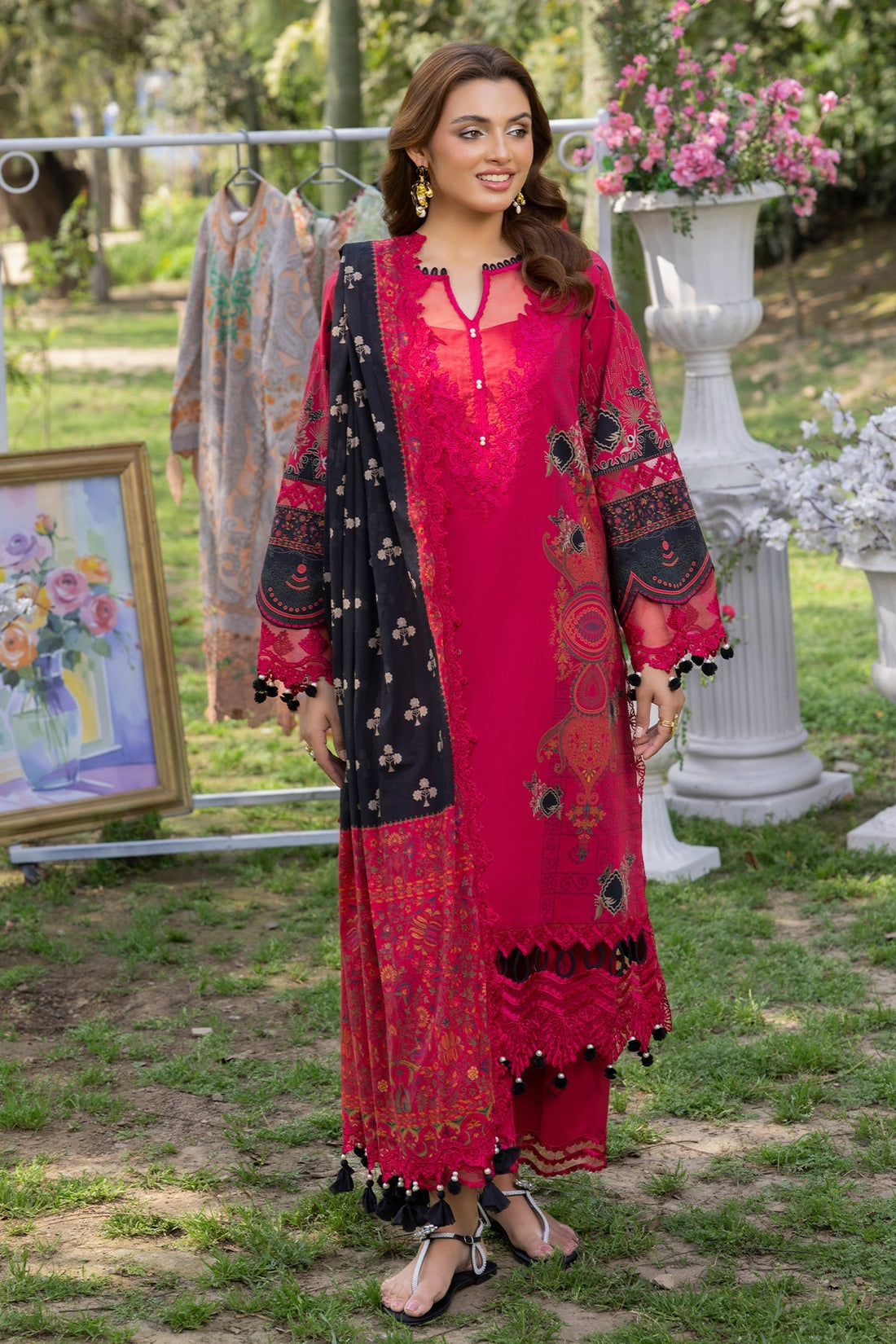 Charizma | Range Collection | CRN5-06 by Maria Faisal - Registered Vendor of : Charizma - type : Ladies Clothes - 100% original wedding dresses