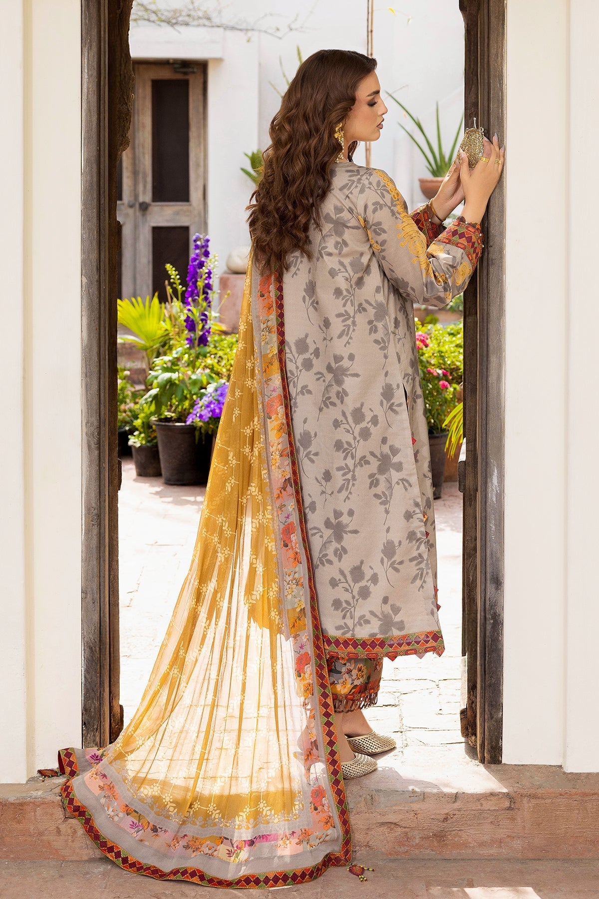 Charizma | Andaaz Lawn 26 | CAD6-02 - Luxury Dress - available at Maria Faisal in UK and USA.