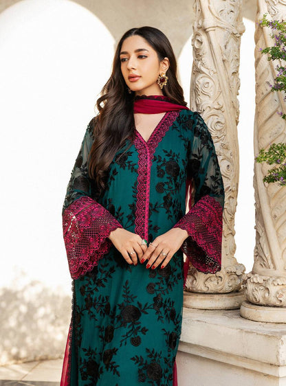 Zainab Chottani | Ramadan Edit 25 | Emerald Twilight by Maria Faisal - Registered Vendor of : Zainab Chottani - type : Ladies Clothes - 100% original wedding dresses