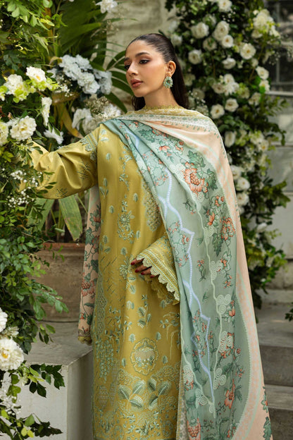 Akbar Aslam | Elaria RTW Lawn 26 | Elysia - Luxury Dress - available at Maria Faisal in UK and USA.