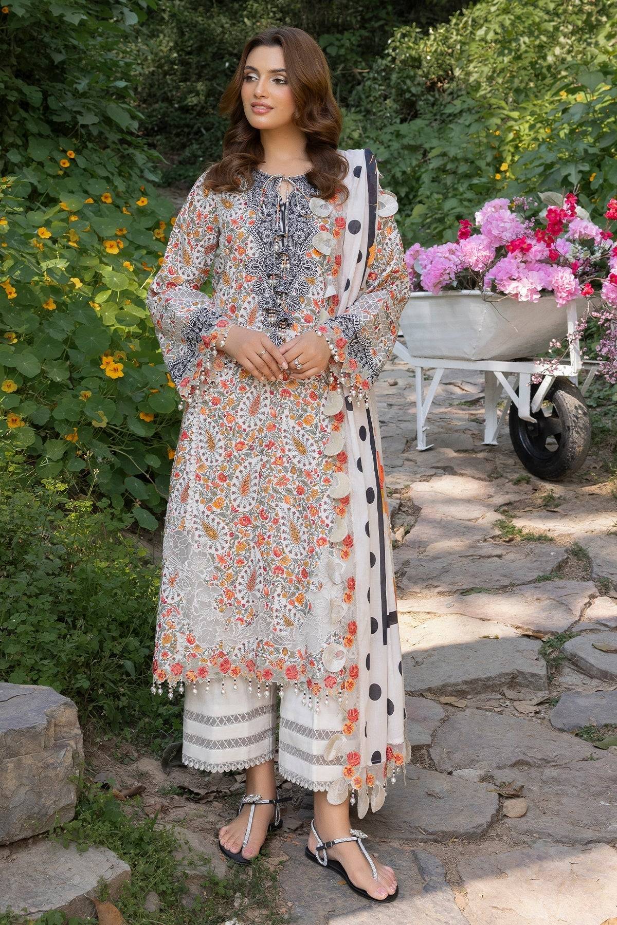 Charizma | Range Collection | CRN5-05 by Maria Faisal - Registered Vendor of : Charizma - type : Ladies Clothes - 100% original wedding dresses