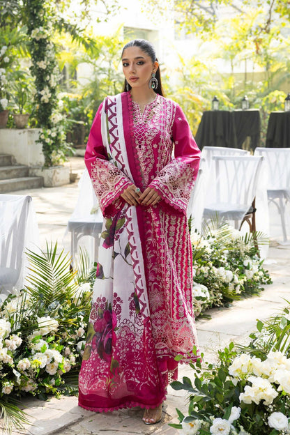 Akbar Aslam | Elaria RTW Lawn 26 | Evania - Luxury Dress - available at Maria Faisal in UK and USA.