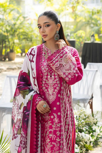 Akbar Aslam | Elaria RTW Lawn 26 | Evania - Luxury Dress - available at Maria Faisal in UK and USA.