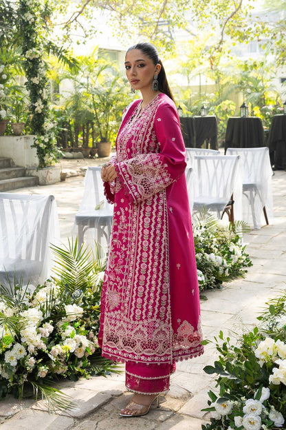 Akbar Aslam | Elaria RTW Lawn 26 | Evania - Luxury Dress - available at Maria Faisal in UK and USA.