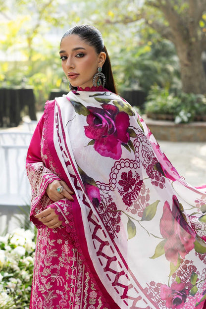 Akbar Aslam | Elaria RTW Lawn 26 | Evania - Luxury Dress - available at Maria Faisal in UK and USA.