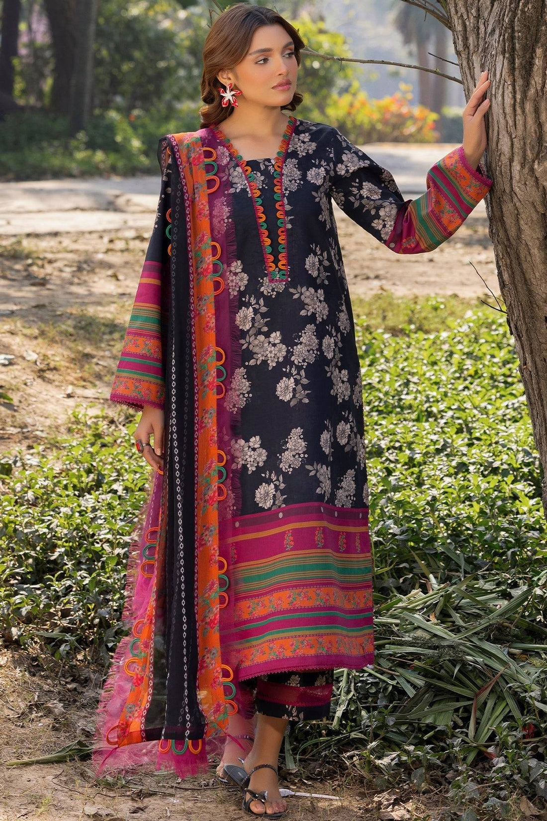 Charizma | C prints Lawn | CP5-14 by Maria Faisal - Registered Vendor of : Charizma - type : Ladies Clothes - 100% original wedding dresses