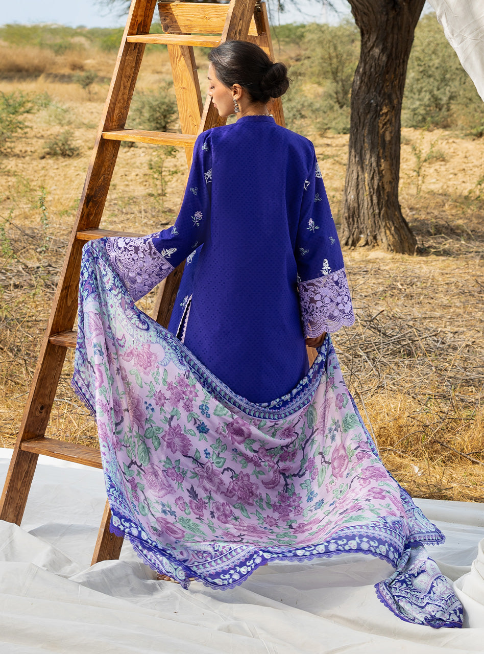 Zainab Chottani | Spring Summer Lawn 26 | Viola - Luxury Dress - available at Maria Faisal in UK and USA.
