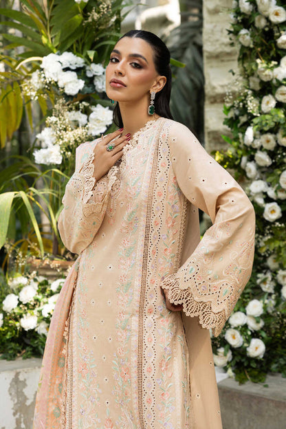 Akbar Aslam | Elaria RTW Lawn 26 | Odette - Luxury Dress - available at Maria Faisal in UK and USA.