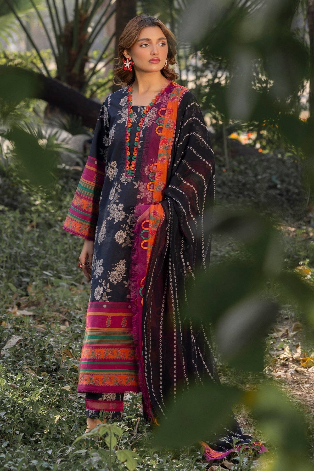 Charizma | C prints Lawn | CP5-14 by Maria Faisal - Registered Vendor of : Charizma - type : Ladies Clothes - 100% original wedding dresses