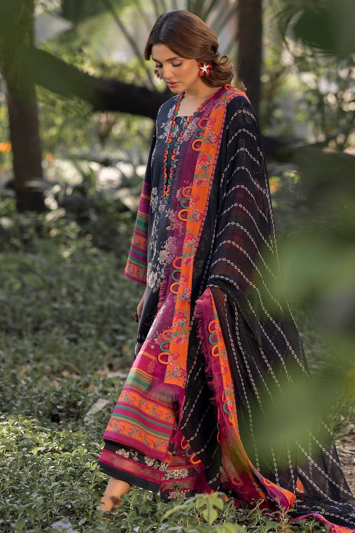 Charizma | C prints Lawn | CP5-14 by Maria Faisal - Registered Vendor of : Charizma - type : Ladies Clothes - 100% original wedding dresses