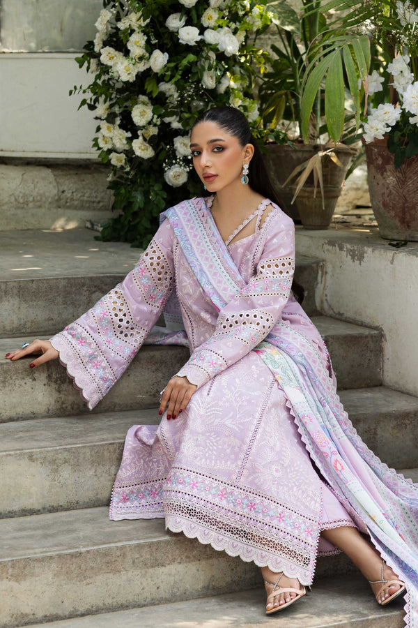 Akbar Aslam | Elaria RTW Lawn 26 | Liora 198 - Luxury Dress - available at Maria Faisal in UK and USA.