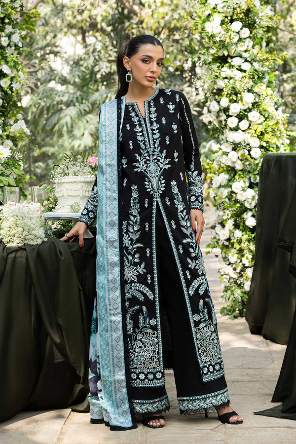 Akbar Aslam | Elaria RTW Lawn 26 | Sylvie - Luxury Dress - available at Maria Faisal in UK and USA.