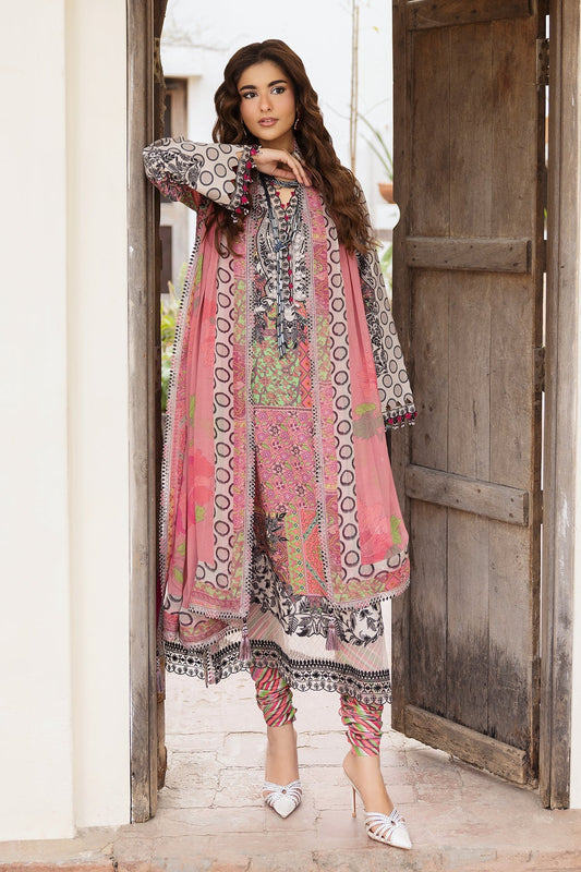 Charizma | Andaaz Lawn 26 |CAD6-04 - Luxury Dress - available at Maria Faisal in UK and USA.