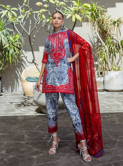 Zainab Chottani | Tahra Lawn 25 | Syra by Maria Faisal - Registered Vendor of : Zainab Chottani - type : Ladies Clothes - 100% original wedding dresses