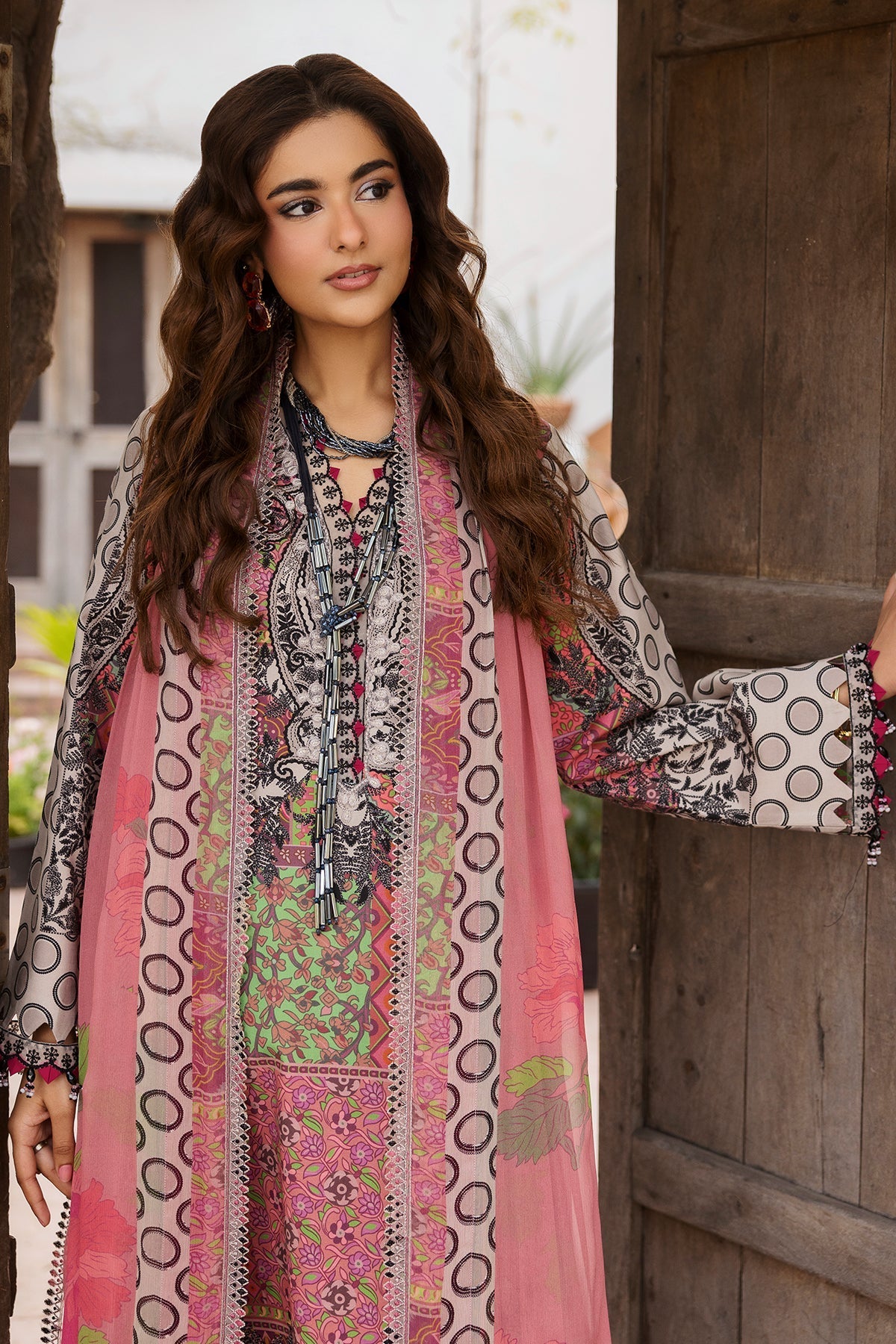 Charizma | Andaaz Lawn 26 |CAD6-04 - Luxury Dress - available at Maria Faisal in UK and USA.