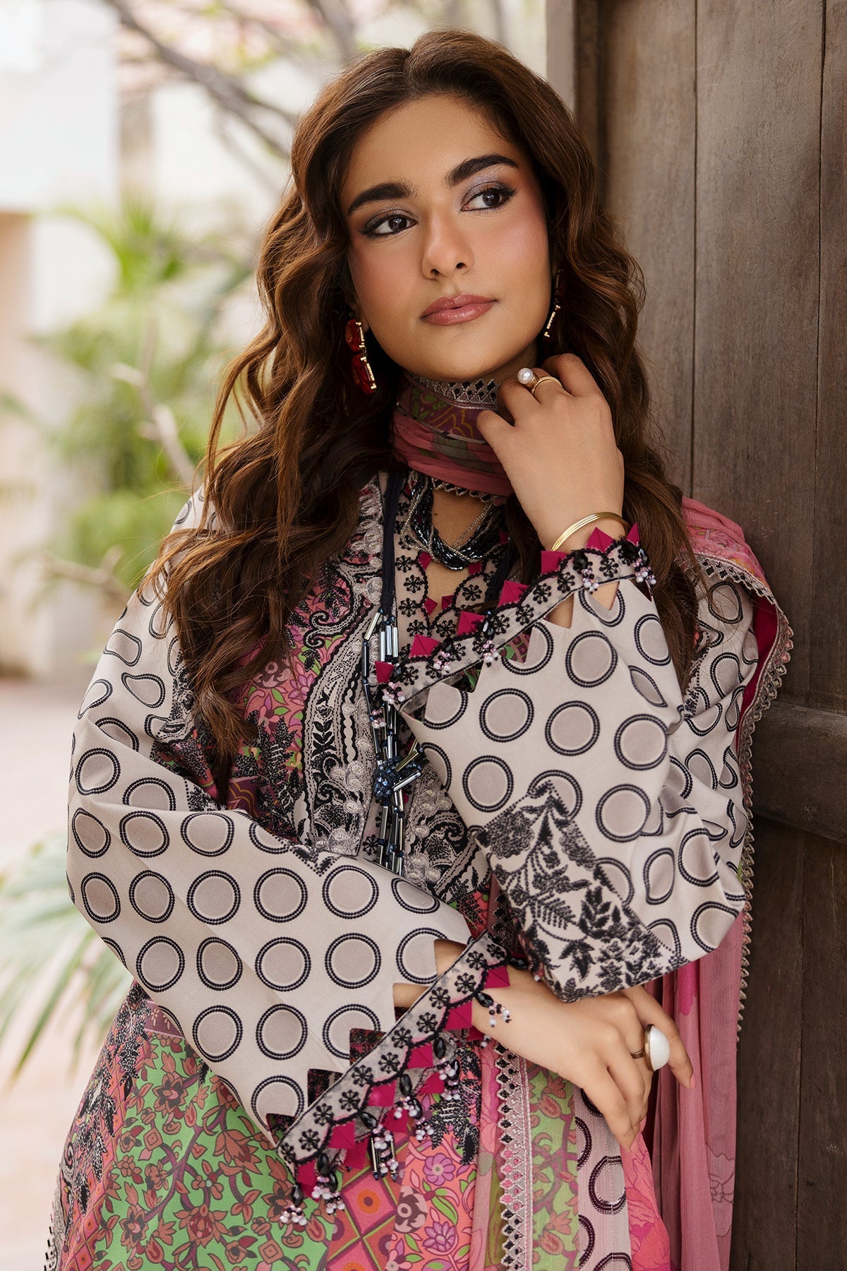 Charizma | Andaaz Lawn 26 |CAD6-04 - Luxury Dress - available at Maria Faisal in UK and USA.