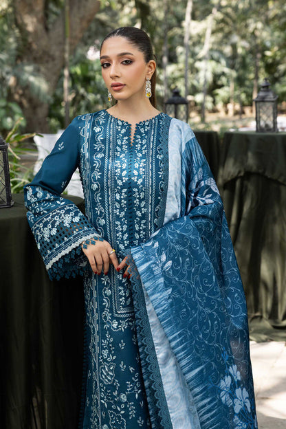 Akbar Aslam | Elaria RTW Lawn 26 | Eveline - Luxury Dress - available at Maria Faisal in UK and USA.