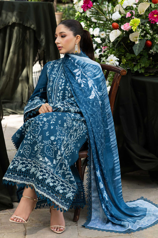 Akbar Aslam | Elaria RTW Lawn 26 | Eveline - Luxury Dress - available at Maria Faisal in UK and USA.