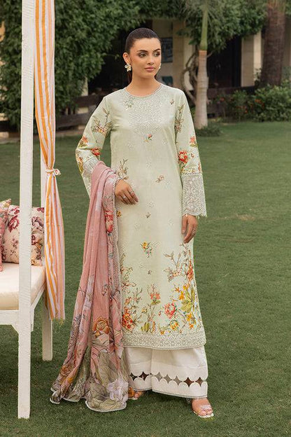 Saad Shaikh | Lawn 25 | Pista - Floral Mirage by Maria Faisal - Registered Vendor of : Saad Shaikh - type : Ladies Clothes - 100% original wedding dresses